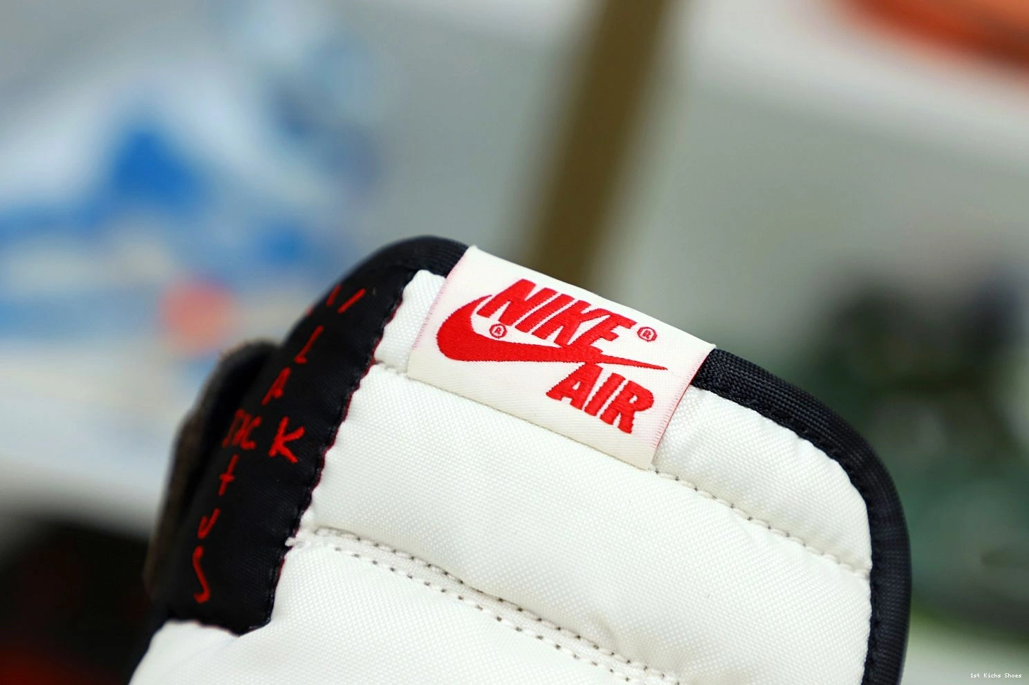 1st Kicks HIGH RETRO Popular SCOTT 1989 AIR TRAVIS JORDAN OG Kimikick 1 'MOCHA' X 1106